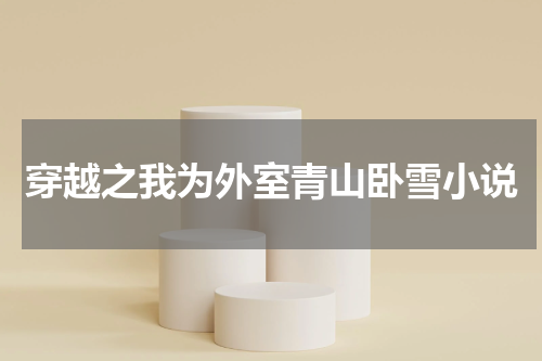 穿越之我为外室青山卧雪小说