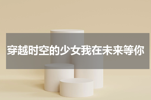 穿越时空的少女我在未来等你