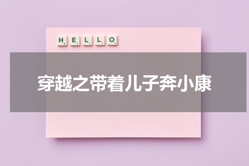 穿越之带着儿子奔小康
