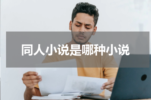 同人小说是哪种小说