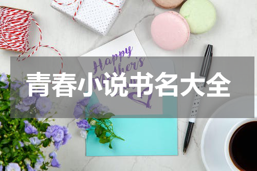 青春小说书名大全