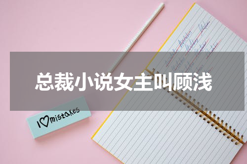 总裁小说女主叫顾浅