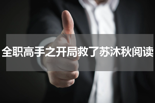 全职高手之开局救了苏沐秋阅读