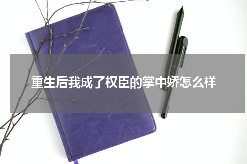 重生后我成了权臣的掌中娇怎么样