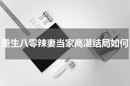 重生八零辣妻当家高湛结局如何