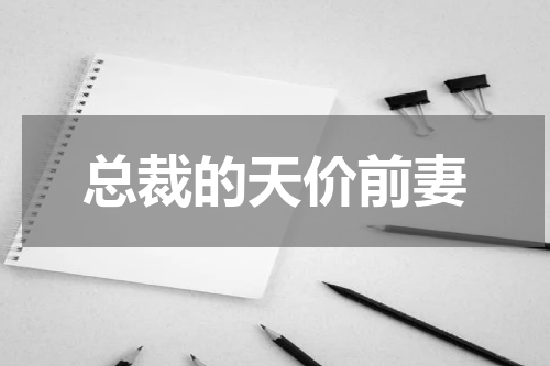 总裁的天价前妻