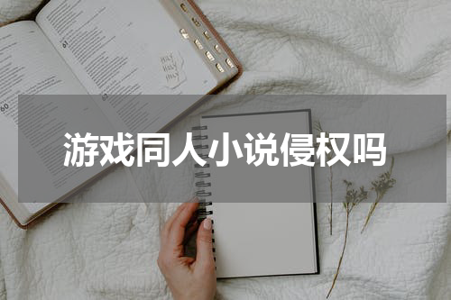 游戏同人小说侵权吗