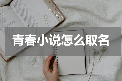 青春小说怎么取名