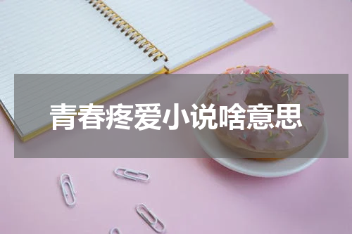 青春疼爱小说啥意思