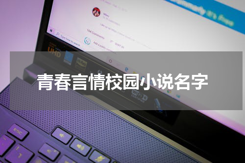 青春言情校园小说名字