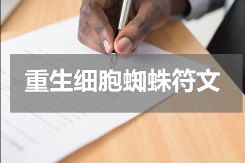 重生细胞蜘蛛符文