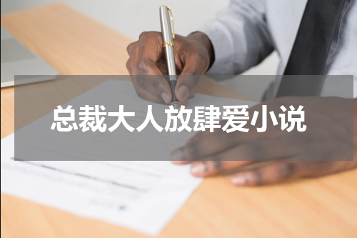 总裁大人放肆爱小说
