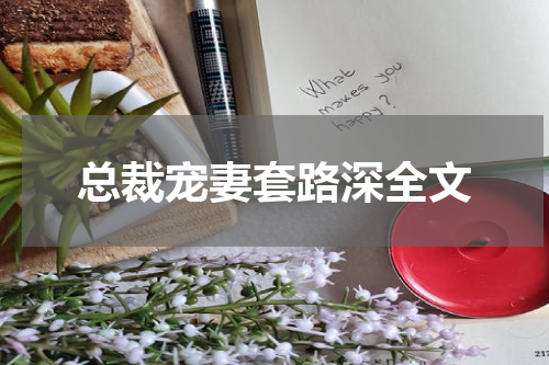 总裁宠妻套路深全文