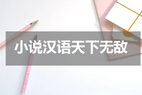 小说汉语天下无敌