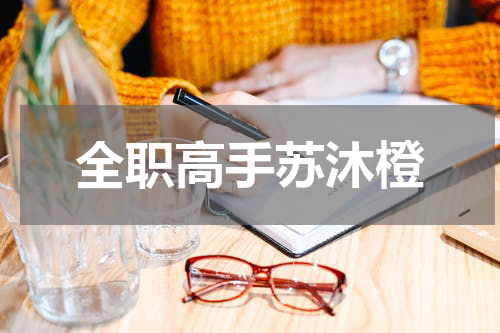 全职高手苏沐橙