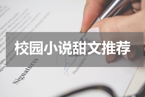 校园小说甜文推荐