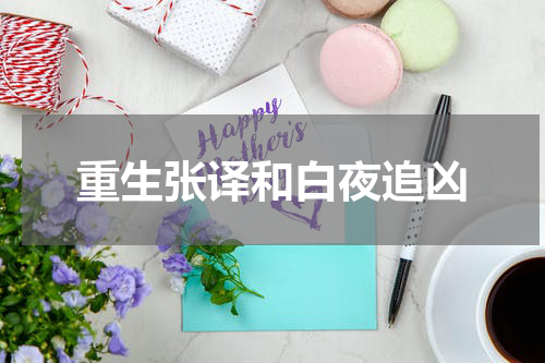 重生张译和白夜追凶