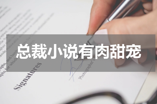总裁小说有肉甜宠