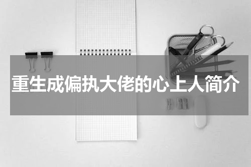 重生成偏执大佬的心上人简介