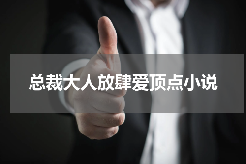 总裁大人放肆爱顶点小说