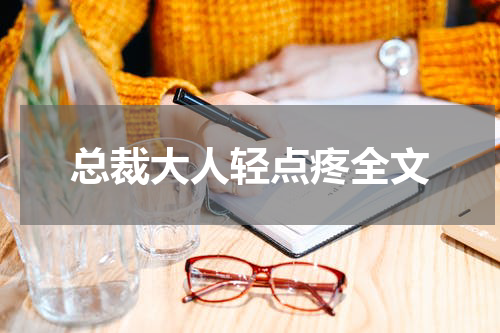 总裁大人轻点疼全文