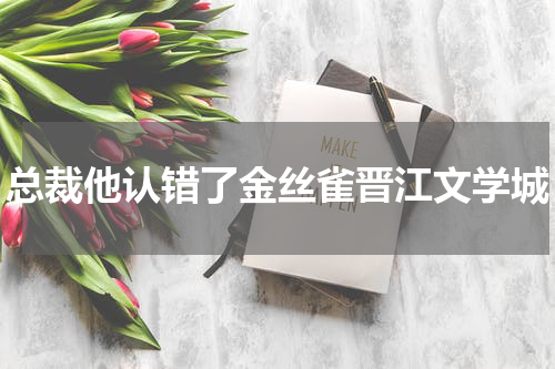 总裁他认错了金丝雀晋江文学城