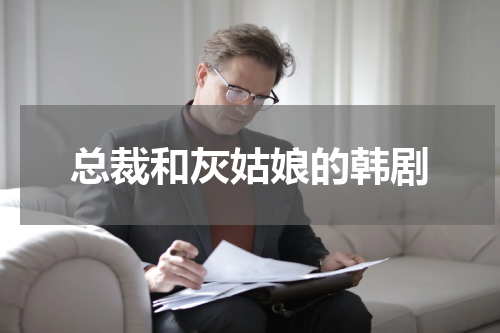 总裁和灰姑娘的韩剧