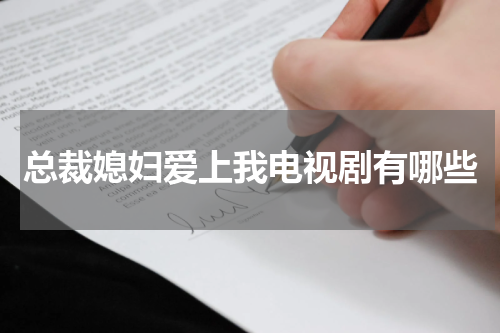 总裁媳妇爱上我电视剧有哪些