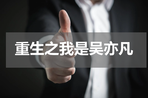 重生之我是吴亦凡