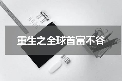 重生之全球首富不谷