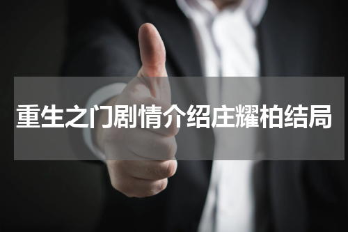 重生之门剧情介绍庄耀柏结局