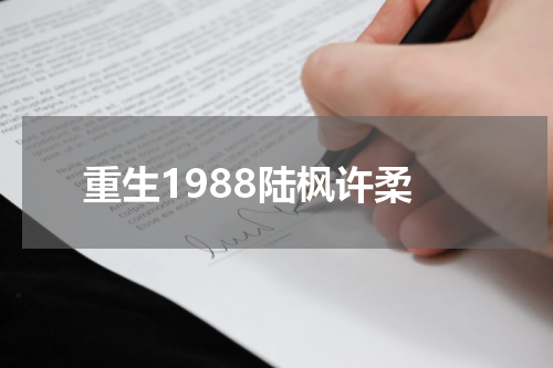 重生1988陆枫许柔