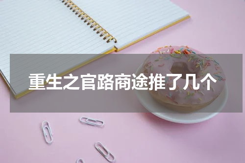 重生之官路商途推了几个