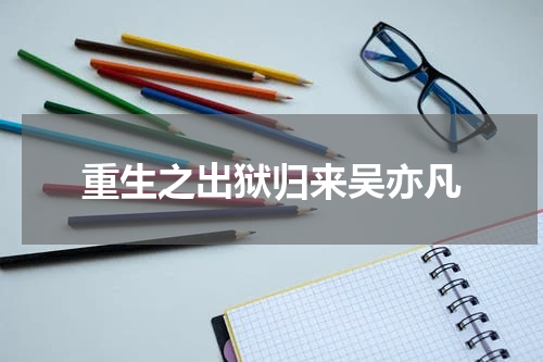 重生之出狱归来吴亦凡