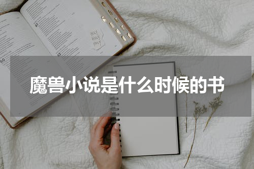 魔兽小说是什么时候的书