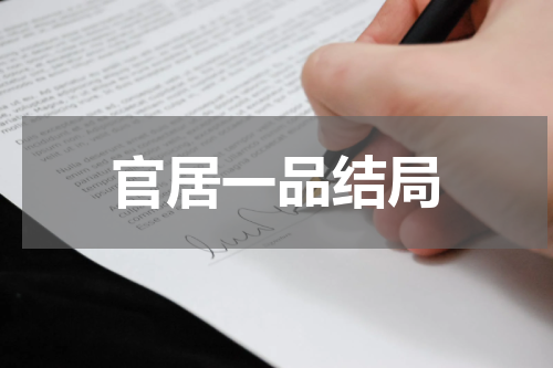 官居一品结局