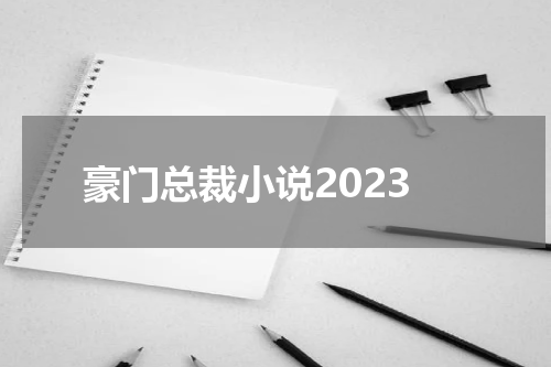 豪门总裁小说2023