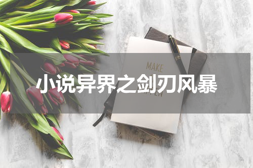 小说异界之剑刃风暴