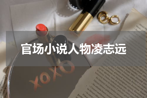 官场小说人物凌志远