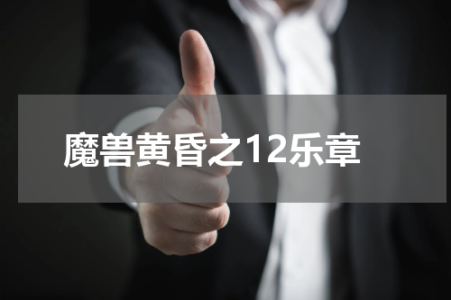 魔兽黄昏之12乐章