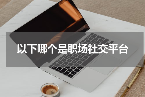 以下哪个是职场社交平台