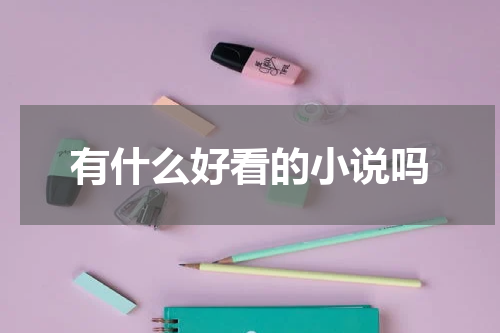有什么好看的小说吗