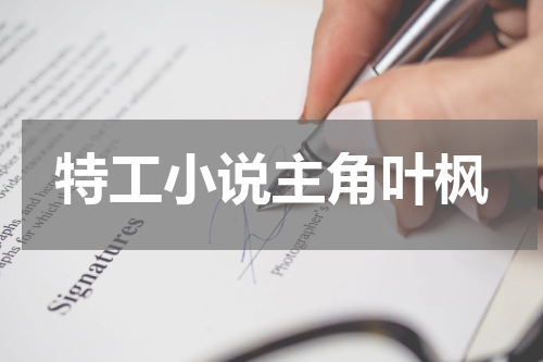 特工小说主角叶枫