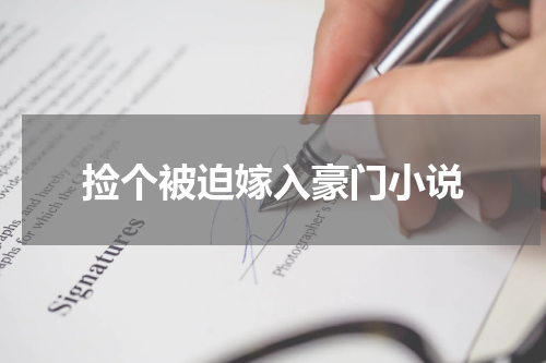 捡个被迫嫁入豪门小说
