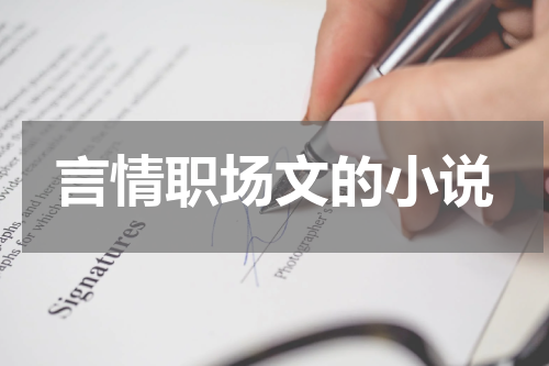 言情职场文的小说