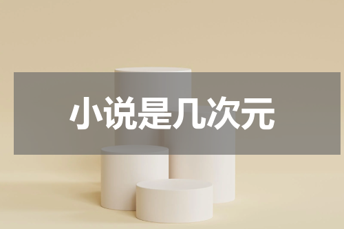 小说是几次元