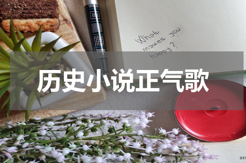 历史小说正气歌