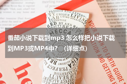 番茄小说下载到mp3 怎么样把小说下载到MP3或MP4中？（详细点）