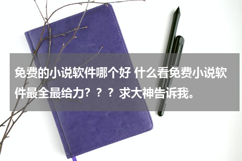 免费的小说软件哪个好 什么看免费小说软件最全最给力？？？求大神告诉我。