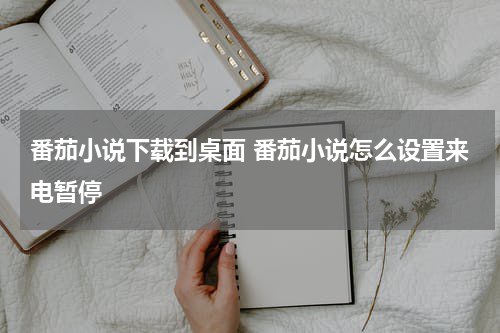 番茄小说下载到桌面 番茄小说怎么设置来电暂停